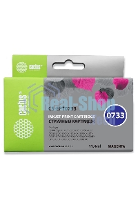Картридж струйный Cactus CS-EPT0733 пурпурный (11,4 мл) для Epson Stylus С79/C110/СХ3900/CX4900/CX5900/CX7300/CX8300/CX9300