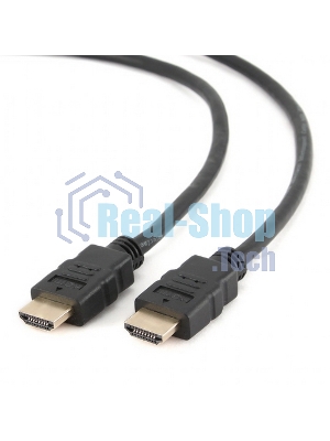 Кабель Cablexpert HDMI CC-HDMI4-15M, 19M/19M, v2.0, медь, позол.разъемы, экран, 15м, черный, пакет