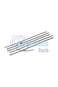 Хомут-стяжка стальная Rexant 300x4,6 мм, упаковка 10 шт.