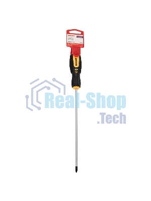 Отвертка крестовая Rexant PH 1х200 мм, двухкомпонентная рукоятка