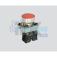 Кнопка LAY5-BA41 без подсветки красн. 1з ИЭК BBT60-BA-K04