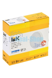 Светильник IEK LED ДПО 2012Д 12Вт IP54 6500К круг белый с АД