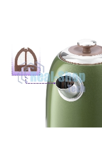 Чайник электрический Kitfort KT-6110 1.7л. 2200Вт зеленый (корпус: нержавеющая сталь)