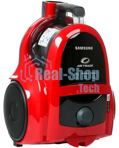 Пылесос Samsung VCC4520S3R/XEV красный, 350/1600 Вт, уборка сухая, пылесборник контейнер 1.3 л