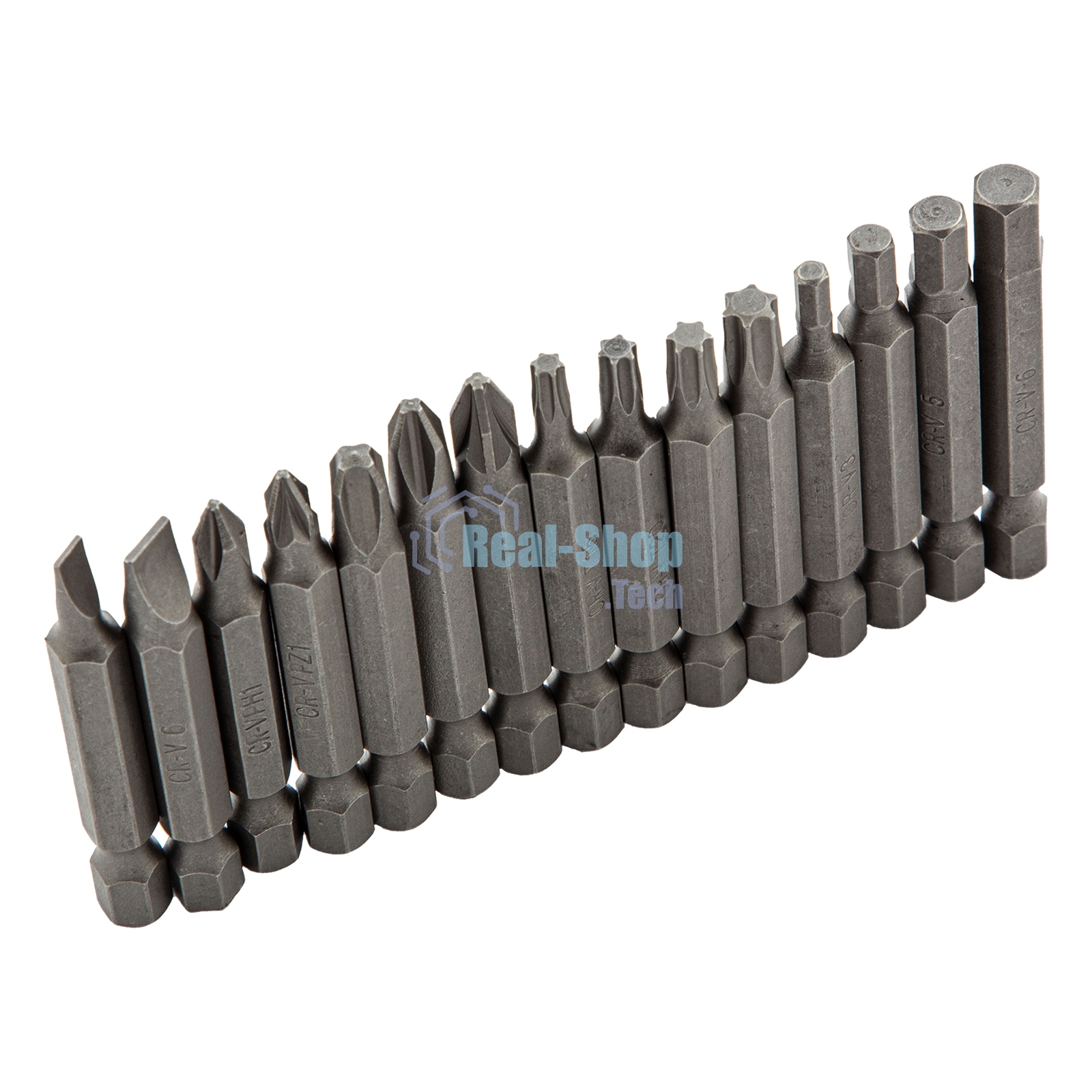 Набор бит Matrix магнитный адаптер crv в плат.боксе 64шт