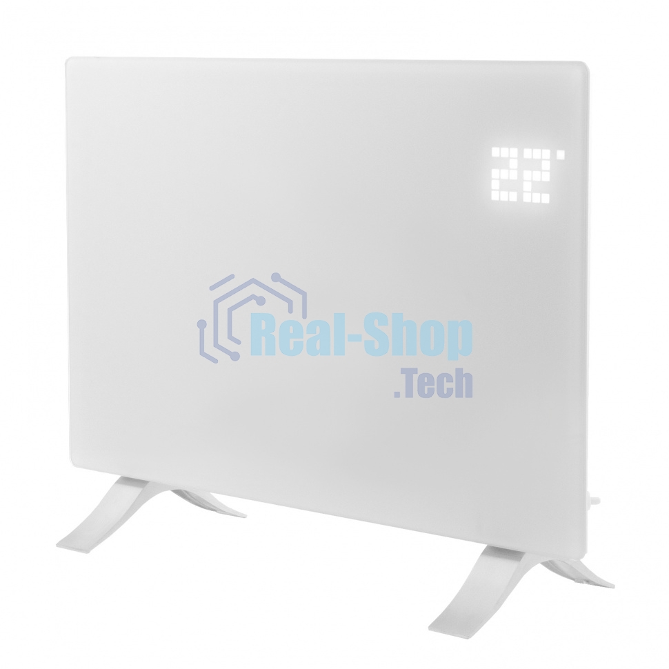 Конвектор Denzel OptiPrime-1500 белый, 1500 Вт, 20 м2, термостат, дисплей, WiFi