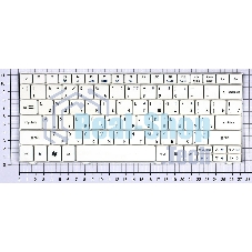 Клавиатура для ноутбука Acer Aspire One 751 1410 1810T Ferrari one белый
