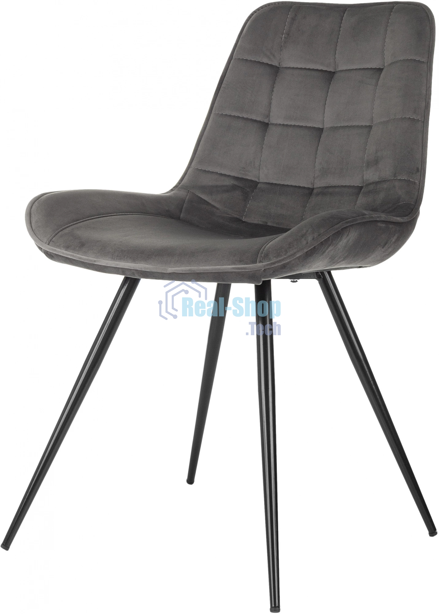 Стул для дома Бюрократ CH-K2_4 комплект 4 шт т.с ерый Holland 18 металл черный на ножках