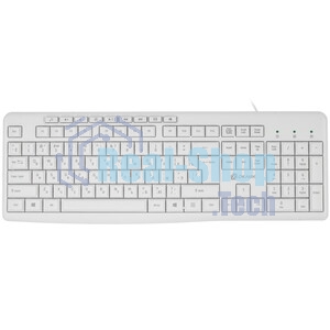 Комплект клавиатура+мышь Oklick S650 проводной, USB, 2000 DPI, белый