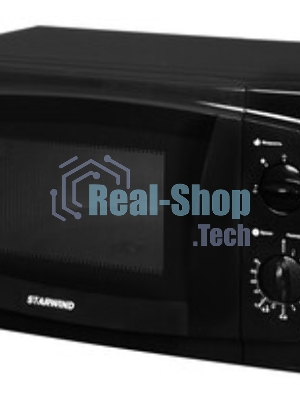 Микроволновая печь Starwind SWM5420 черный, 20 л, 700 Вт, переключатели - поворотный механизм