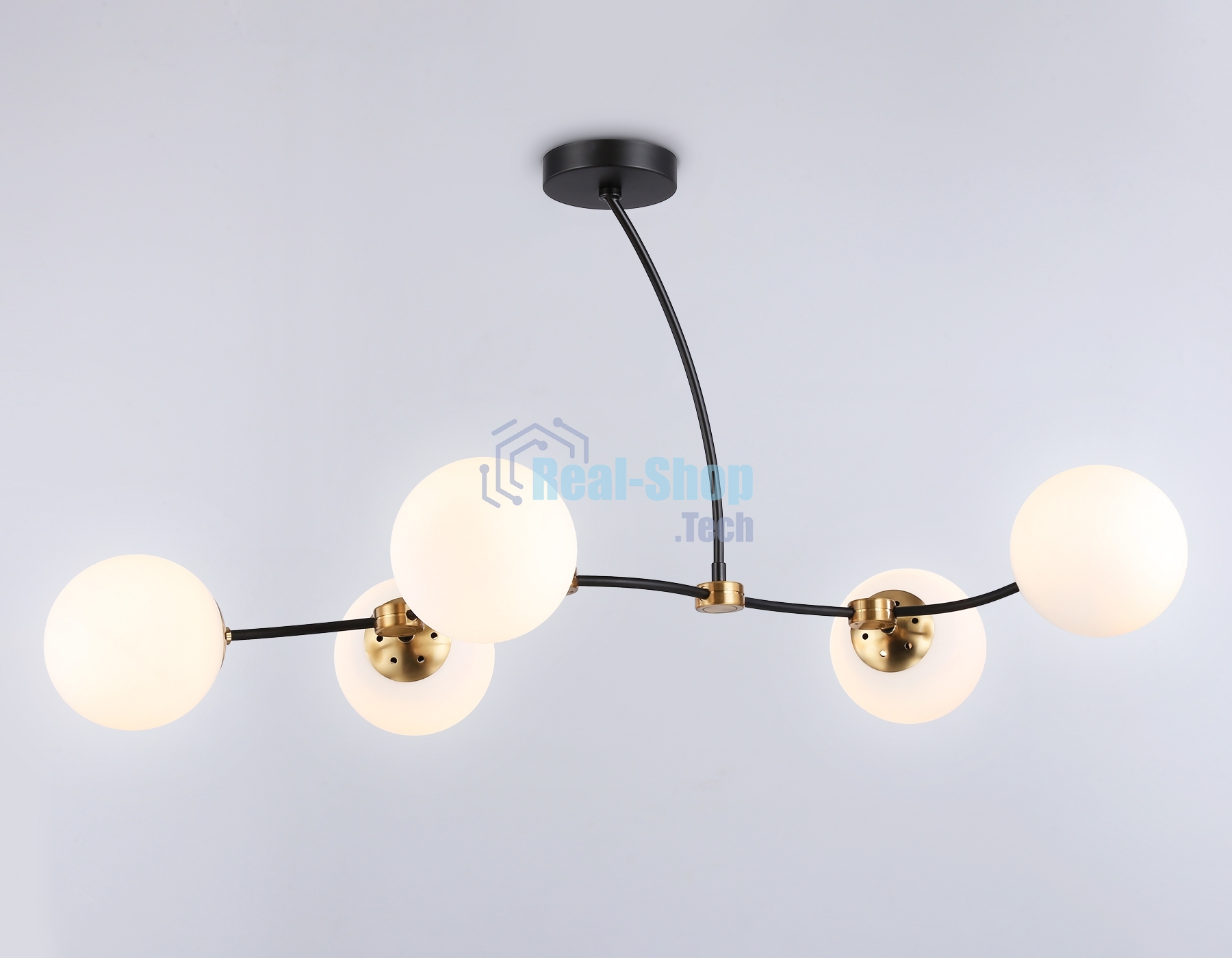 Светитльник Ambrella Light TR2548/5 BK/SB черный/бронза E27/5 max 60W 950*600*450