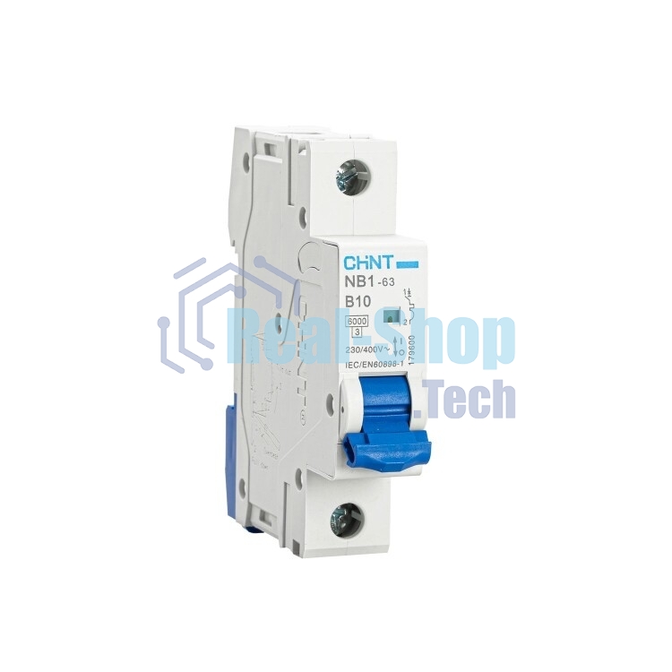 Выключатель автоматический CHINT NB1-63 1P 10A 6кА х-ка B