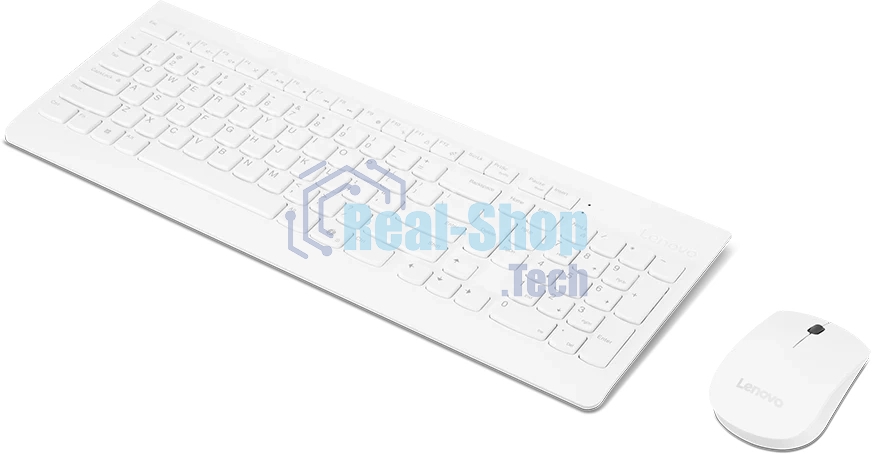 Комплект клавиатура+мышь Lenovo 510 беспроводной, USB, 1200 DPI, белый