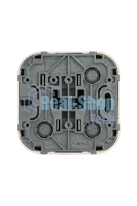 Выключатель 10A 1-клав., сл. кость Quteo