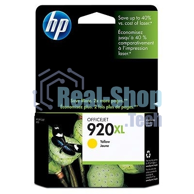 Картридж струйный HP 920XL CD974AE желтый для HP OJ 6000/6500 (700 стр.)