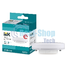 Лампа светодиодная ИЭК LLE-T80-15-230-40-GX53 ECO T75 таблетка 15Вт 230В 4000К GX53