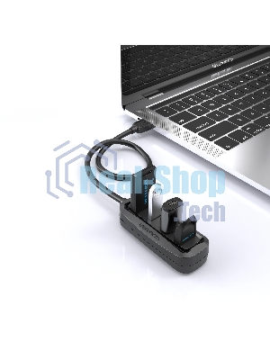 USB-концентратор Vention VAS-J43-B015, USB 2.0, USB 4 порта, USB
