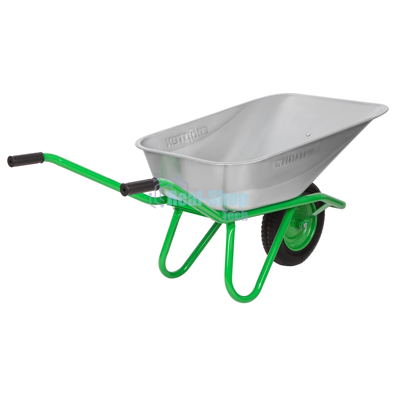 Тачка садово-строительная Сибртех, грузоподъемность 170 кг, обьем 90 л