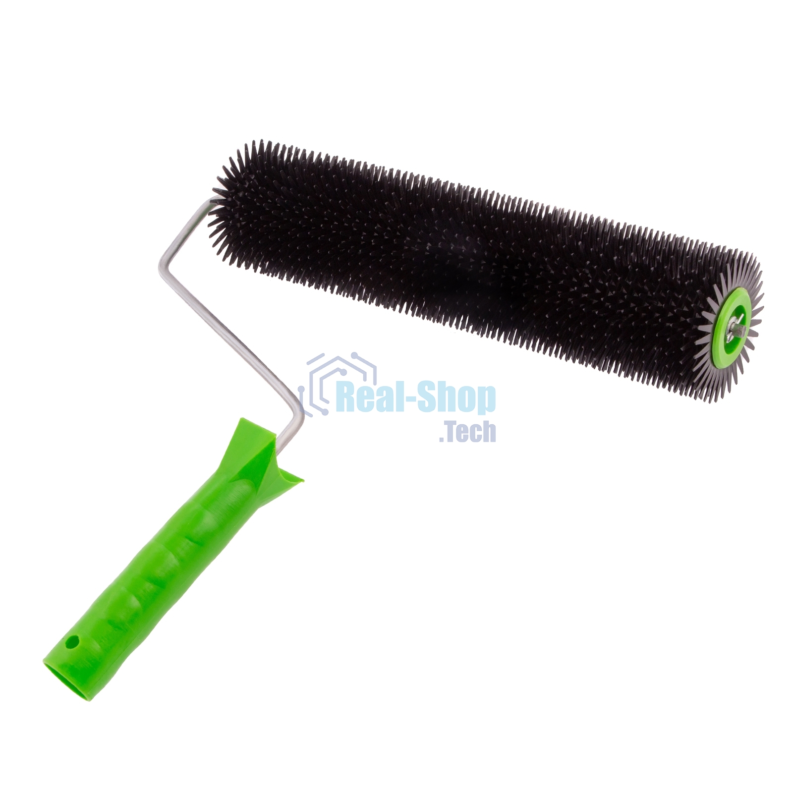 Валик игольчатый для наливных полов с ручкой Сибртех, острая игла, 300 мм