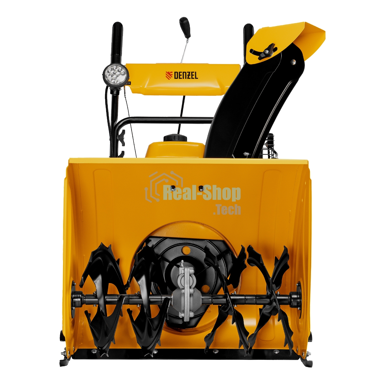 Бензиновая снегоуборочная машина Denzel SBM 610, 212cc, ручной старт, фара