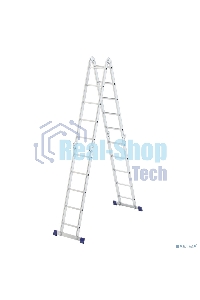 Лестница шарнирная алюминиевая Сибртех 4х5