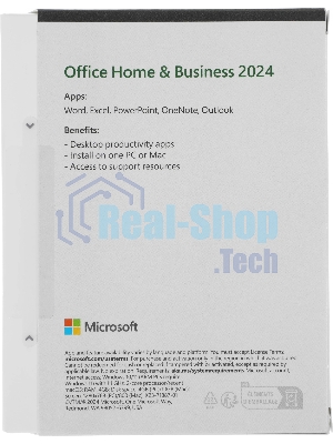 Офисное приложение Microsoft Office Home and Business 2024 English Medialess (EP2-06638)