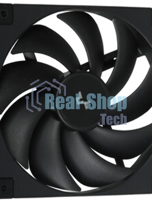 Вентилятор для корпуса DEEPCOOL FD14 черный, 140 мм, 1650 об/мин, 25.6 дБ, 4 pin