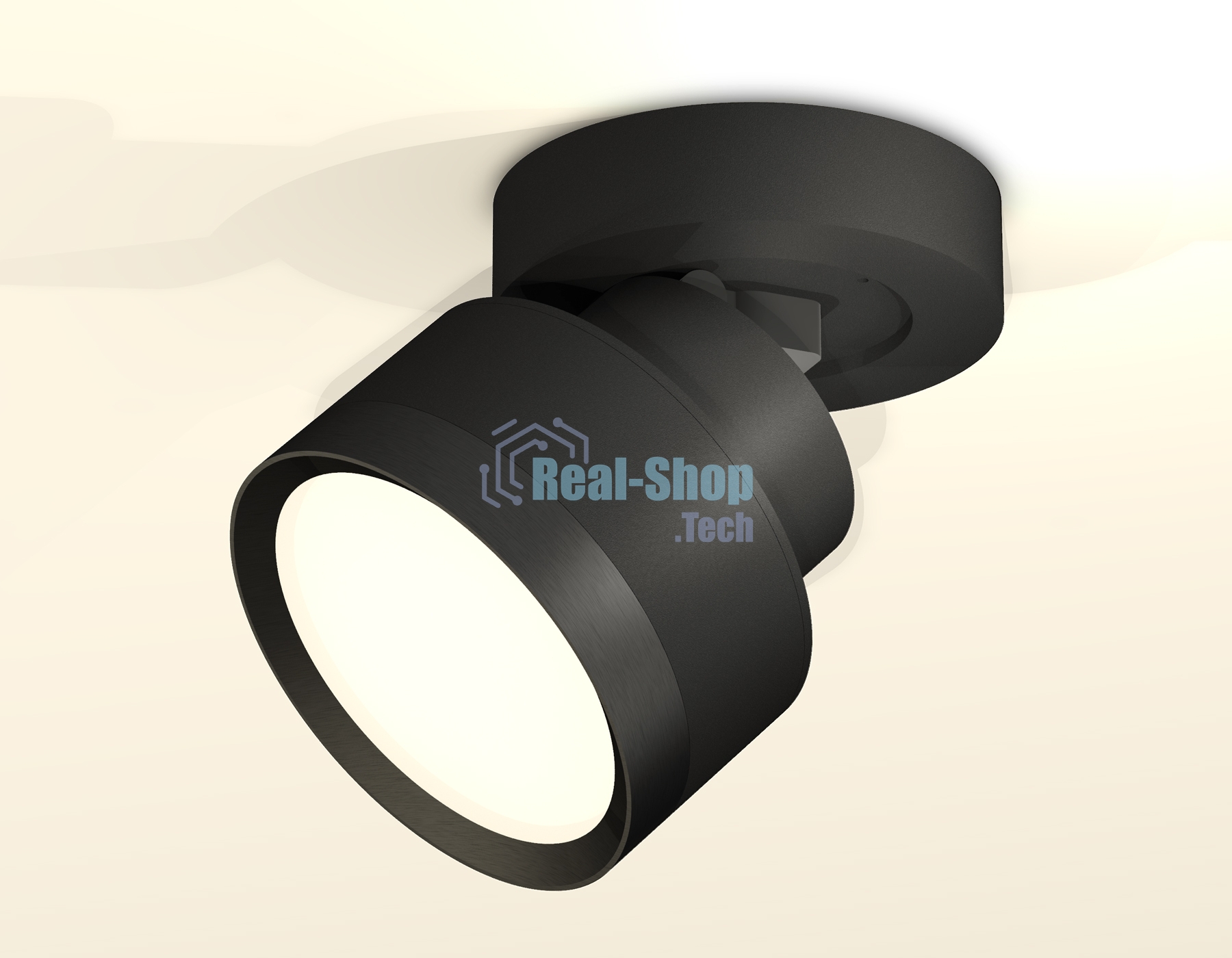 Светильник Ambrella Light XM8102002 SBK/PBK черный песок/черный полированный GX53 (A2229, A2106, C8102, N8113)