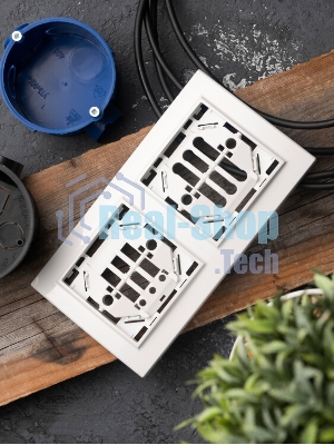 Рамка 2-м Минск горизонтальная белый Basic EKF ERM-G-302-10