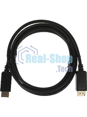 Кабель V1.2 ver1.2 DisplayPort (m) DisplayPort (m) 2м черный