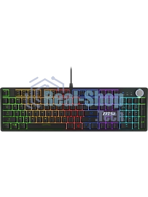 Клавиатура MSI Forge GK320 проводная, USB Type-A, чёрный