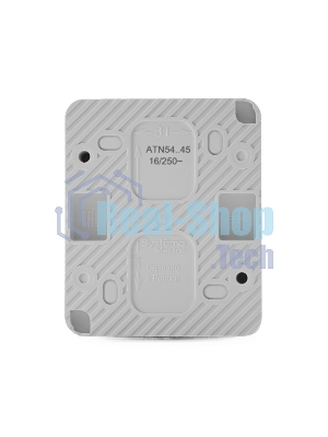 Розетка 1-м ОП AtlasDesign Profi54 16А IP54 250В с заземл. защ. шторки белый SchE ATN540145