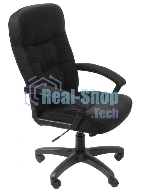 Кресло руководителя Бюрократ T-9908AXSN-Black черный 80-11, ткань, крестовина пластиковая