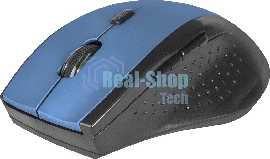 Мышь беспроводная Defender Accura MM-365 синий, 1600 dpi, радиоканал, USB, кнопки - 6