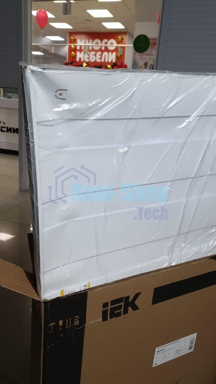 Светильник светодиодный ДВО 6560-P 36Вт 6500К IP20 призма 595x595x20LDVO2-6560-36-6500-U-K01IEK