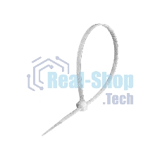 Стяжка (хомут) нейлоновая ExeGate EX293135RUS CV66-400x7.5W (нейлон 6.6, 400x7.5 мм, неоткрывающаяся, halogen free, -40°C - +85°C, белая, 100 шт)