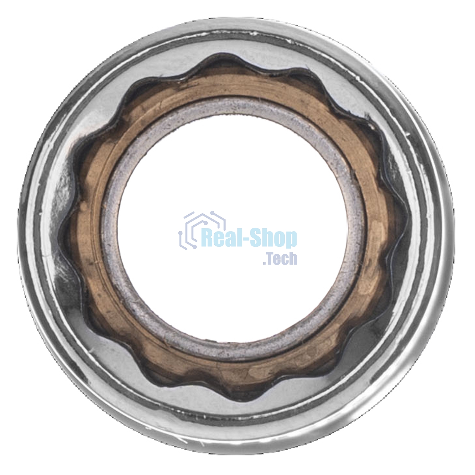 Головка торцевая свечная Gross магнитная,12-гранная, 14 мм, под квадрат 1/2