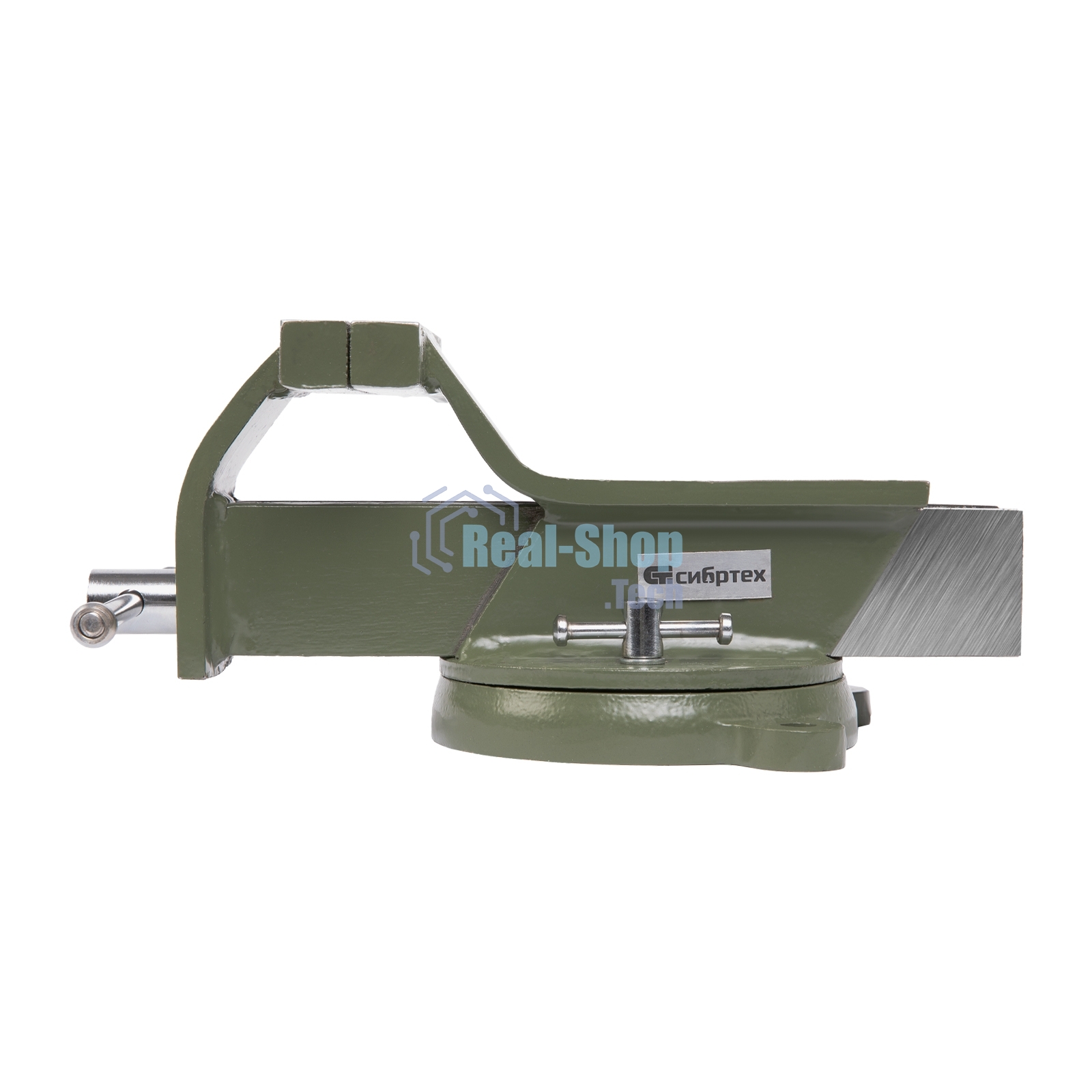 Тиски слесарные Сибртех 125 мм, стальные, поворотные