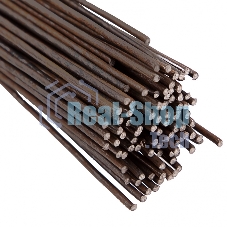 Проволока стальная в прутках Сибртех 400мм/100шт, вязальная, термообработанная 2,0 мм