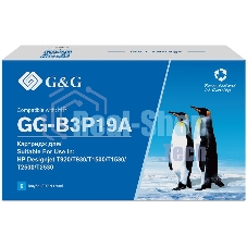 Картридж струйный G&G GG-B3P19A №727 голубой (130 мл) для HP DJ T920/T1500