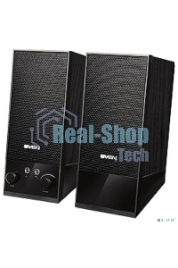 Акустическая система Sven SPS-604 2.0 черный 4Вт