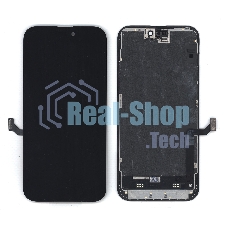 Дисплей (модуль) для Apple iPhone 15 Plus в сборе с тачскрином, черный (OR)