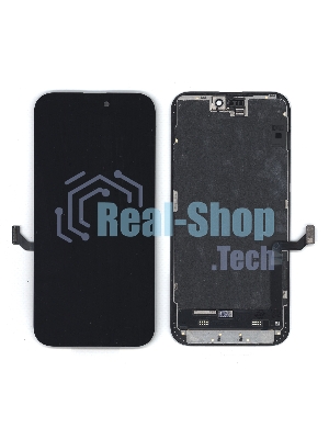 Дисплей (модуль) для Apple iPhone 15 Plus в сборе с тачскрином, черный (OR)