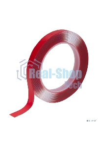 Двухсторонний скотч Rexant, прозрачный, на акриловой основе, 12 мм, ролик 5 м