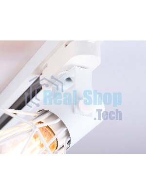 Трековый однофазный светильник Ambrella light GL5001 WH белый E27 max 40W D92*163
