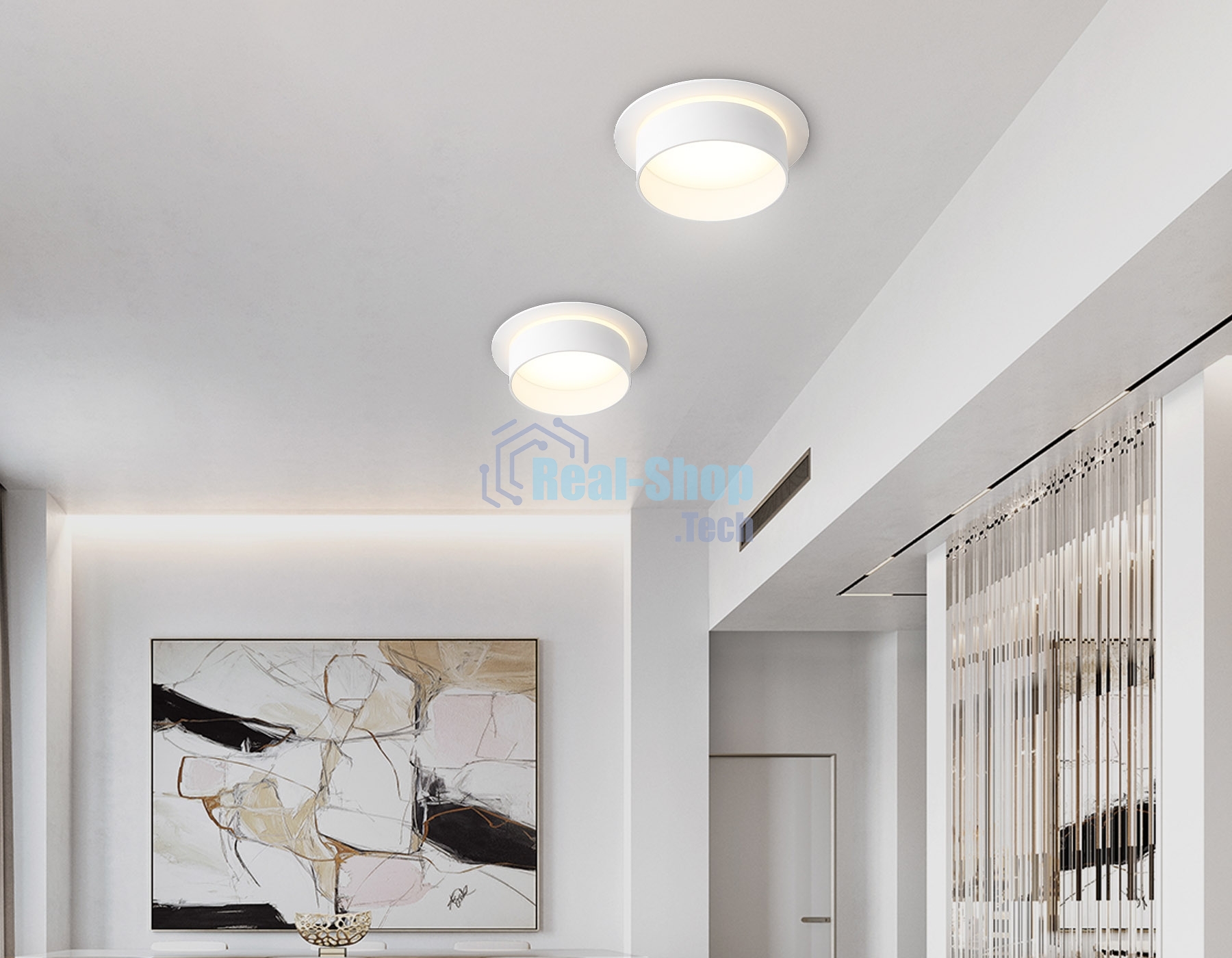 Светильник Ambrella light TN5212 WH белый GX53 D110*58