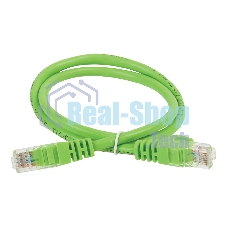 Патч-корд ITK PC02-C5EUL-2M UTP вилка RJ-45-вилка RJ-45 cat.5е 2м зеленый LSZH (уп.:1шт)