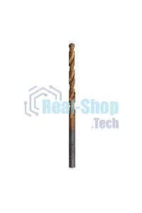 Сверло по металлу Matrix, 3 мм, HSS, нитридтитановое покрытие, цилиндрический хвостовик