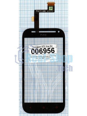 Сенсорное стекло (тачскрин) для HTC One SV LTE T528T, черное