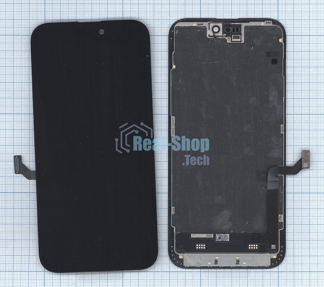 Дисплей (модуль) для Apple iPhone 15 Plus в сборе с тачскрином, черный (OR)